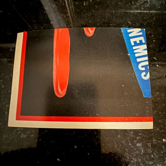 Topps Pimple Pop Stars Trading Card - Red and Blue - Picture 3 of 3